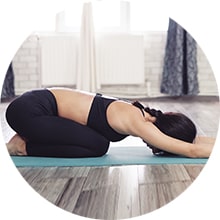 Shashankasana - yoga for hair growth