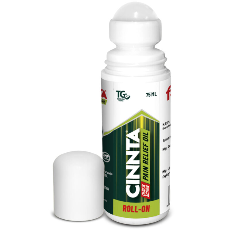 Cinnta Pain Relief Roll-On For Knee Pain, Back Pain, Sciatica, Arthritis