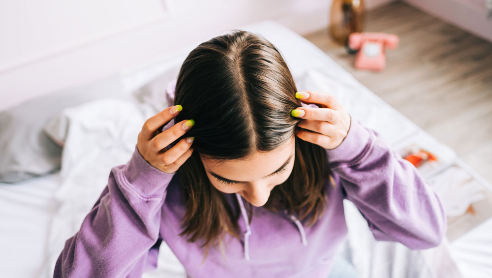 Keep scalp cool in summer heat