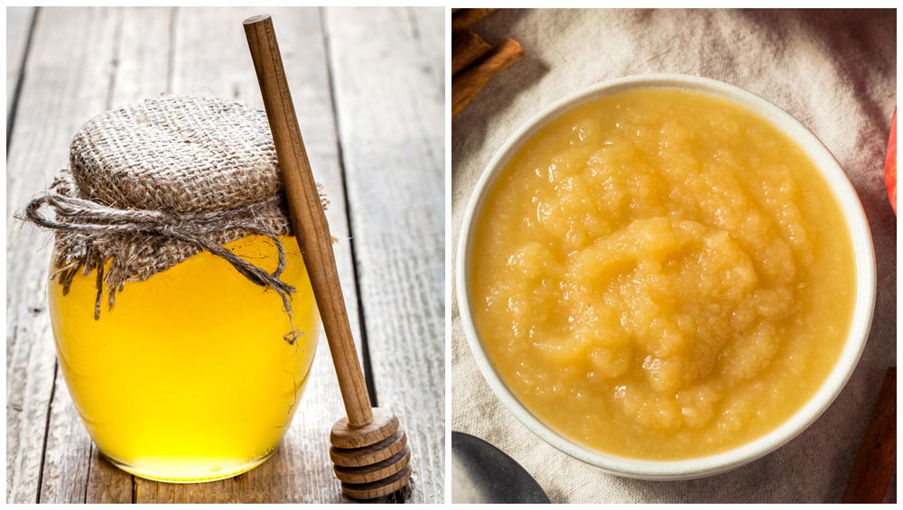 Apple honey face pack